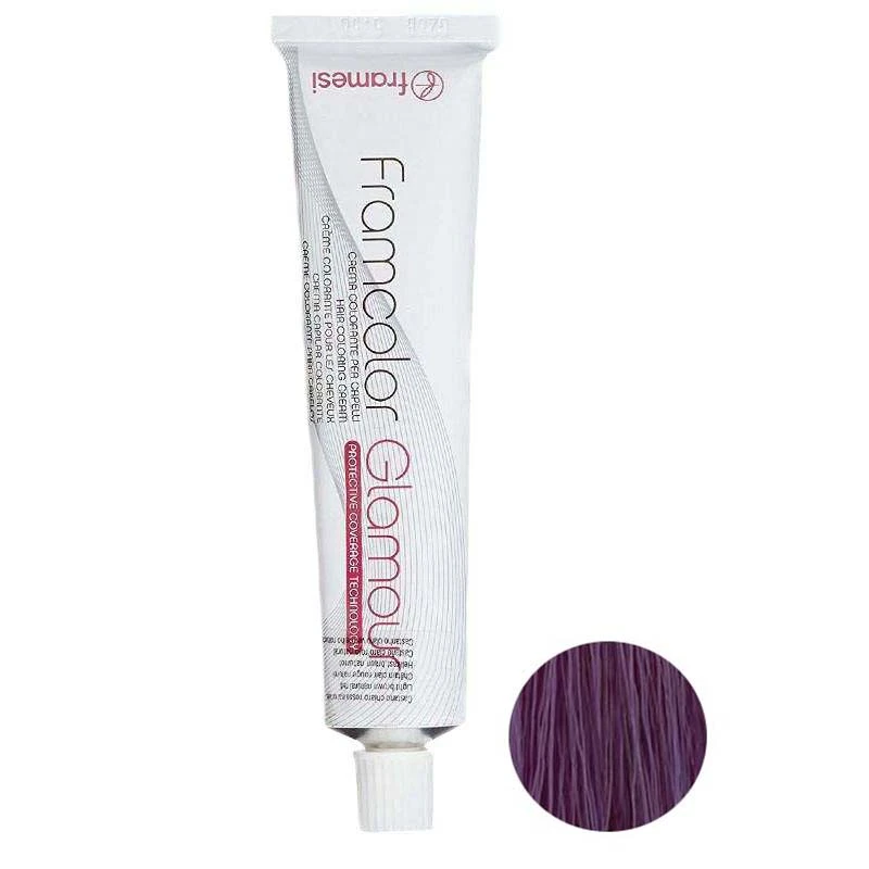 رنگ مو فرامسی مدل glamour شماره 6.66 حجم 100 میلی لیتر رنگ بنفش - تصویر 4