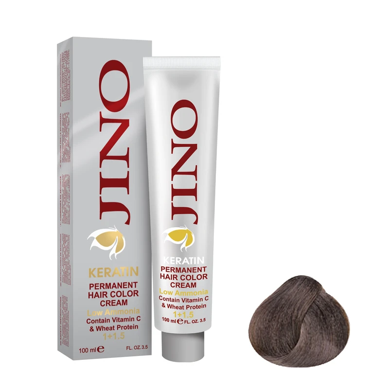 رنگ مو ژینو سری Natural شماره 0-5 حجم 100 میلی لیتر رنگ قهوه ای روشن - تصویر 2
