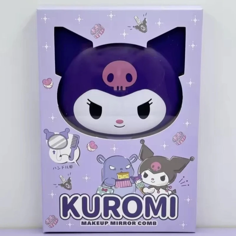 ست شانه و آینه آرایشی مدل Kuromi - تصویر 3