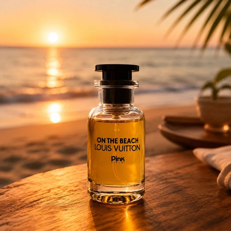 عطر جیبی پینک ویژوآل مدل Louis Vuitton On The Beach با رایحه خنک حجم 25 میلی‌لیتر - تصویر 5