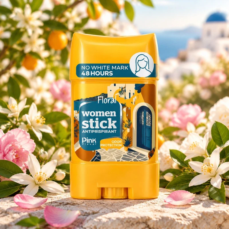 استیک ضد تعریق زنانه پینک ویژوآل مدل Floral با رایحه شیرین و خنک حجم 75 میلی لیتر - تصویر 2