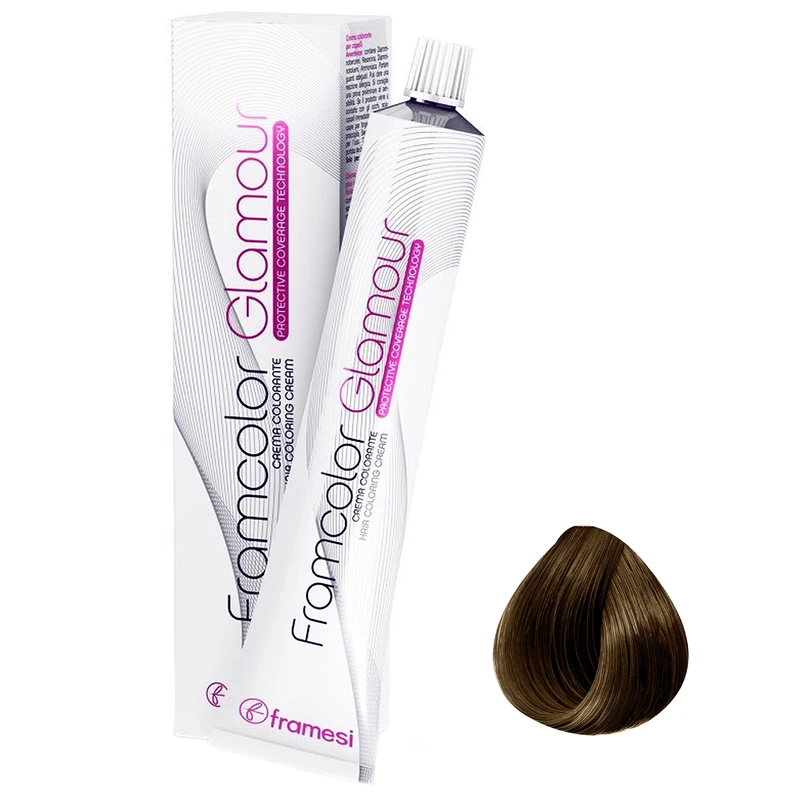 رنگ مو فرامسی مدل Framcolor Glamour شماره 6.36 حجم 100 میلی لیتر رنگ بلوند تیره شنی - تصویر 2