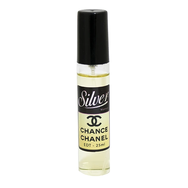 عطر جیبی زنانه سیلور مدل چنل چنس حجم 25 میلی لیتر