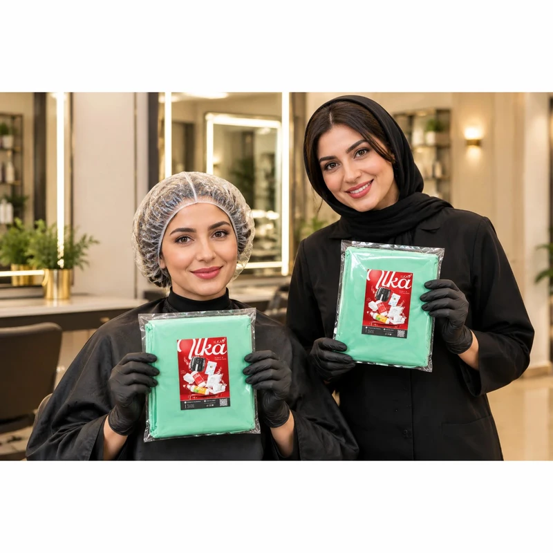 پیشبند آرایشگری ایلکا مدل یکبار مصرف بسته ۳۶ عددی - تصویر 3