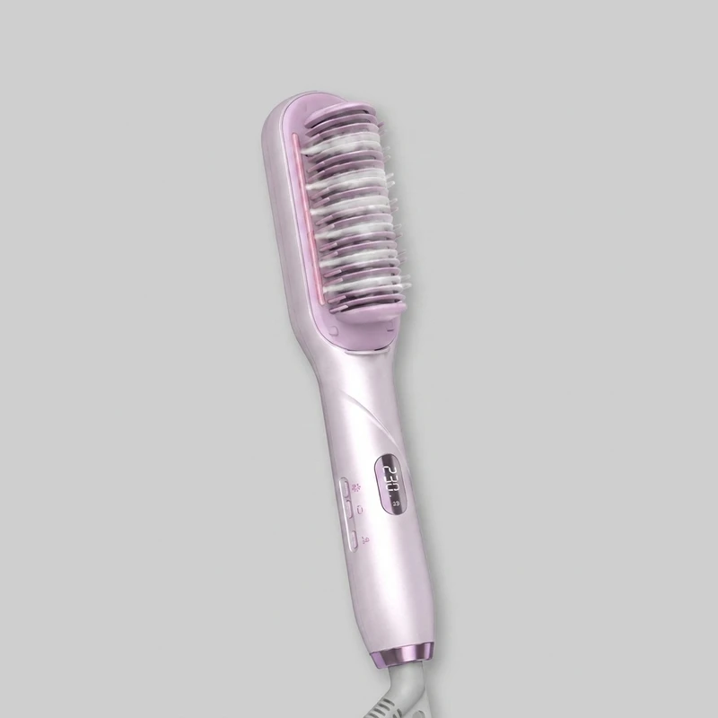 برس حرارتی بخاردار شیگلم مدل Hydra Shot Steam straightening brush Pro وزن 775 گرم با مخزن بخار داخلی و سیستم یونساز - تصویر 5