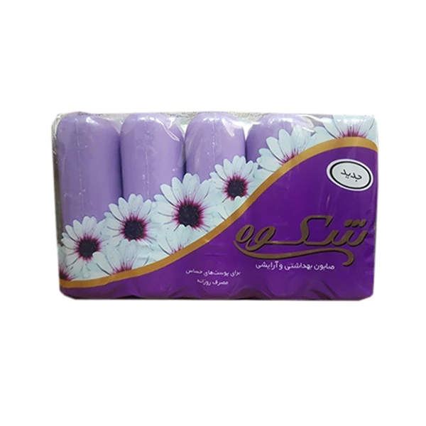 صابون شستشو شکوه مدل HRZ03 وزن 75 گرم بسته 5 عددی - تصویر 2