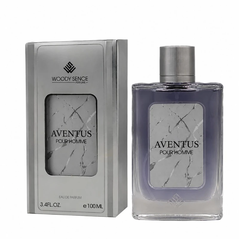 ادو پرفیوم مردانه وودی سنس مدل Aventus با رایحه تند و خنک حجم 100 میلی لیتر