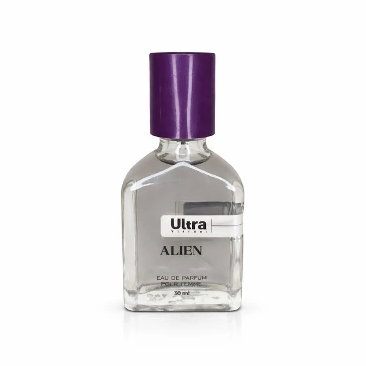 عطر جیبی زنانه اولترا ویرچوآل مدل Alien با رایحه گرم حجم 30 میلی‌لیتر