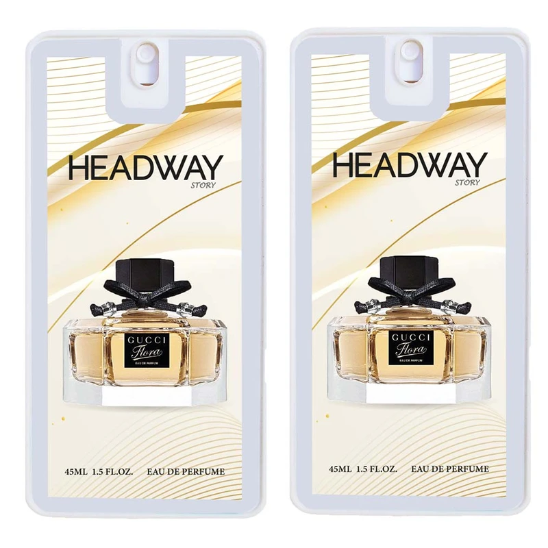 عطر جیبی زنانه هدوی استوری مدل گوچی فلورا حجم 45 میلی لیتر مجموعه 2 عددی - تصویر 2