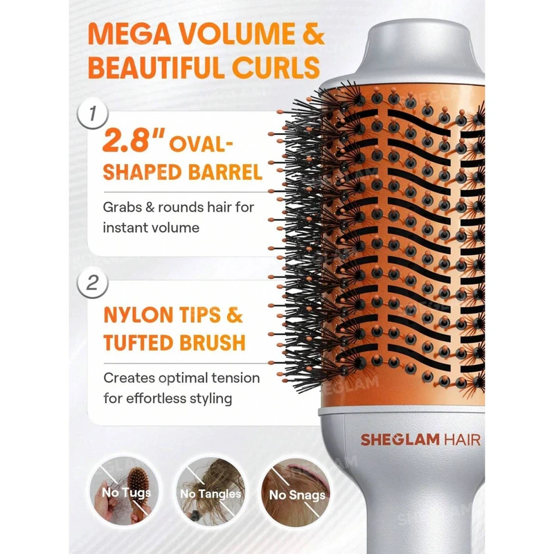 سشوار برس دار حالت دهنده شیگلم مدل Blowout Bliss Volumizing - تصویر 6