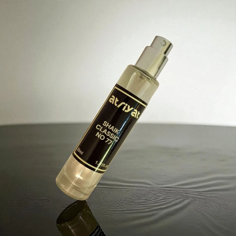 عطر جیبی مردانه عطریات مدل شیخ کلاسیک 77 با رایحه گرم حجم 30 میلیلیتر - تصویر 3