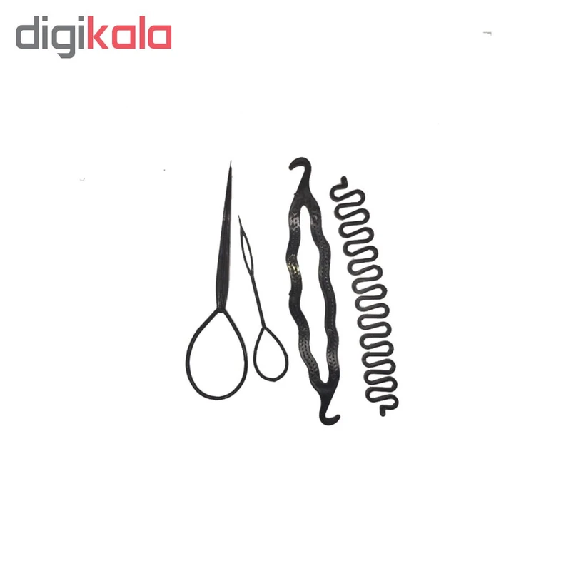 مجموعه ابزار بافت مو کد 340 بسته 4 عددی - تصویر 3