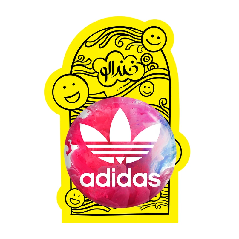 آینه جیبی خندالو مدل آدیداس Adidas کد 23473 - تصویر 3