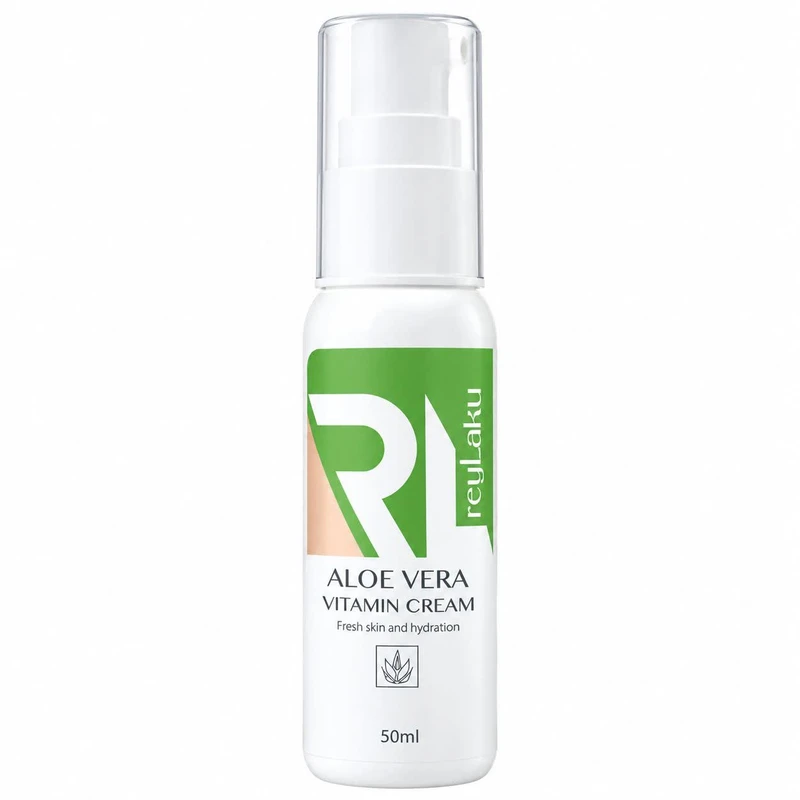 کرم آبرسان صورت ری لاکو مدل ALOE VERA VITAMINحجم 50 میلیلیتر مناسب برای انواع پوست - تصویر 3