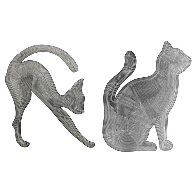 شابلون ابرو و خط چشم مدل Cat Line مجموعه 2 عددی - تصویر 3
