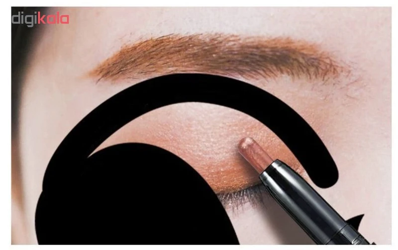 شابلون ابرو و خط چشم مدل Cat Line مجموعه 2 عددی - تصویر 4