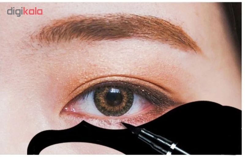 شابلون ابرو و خط چشم مدل Cat Line مجموعه 2 عددی - تصویر 6