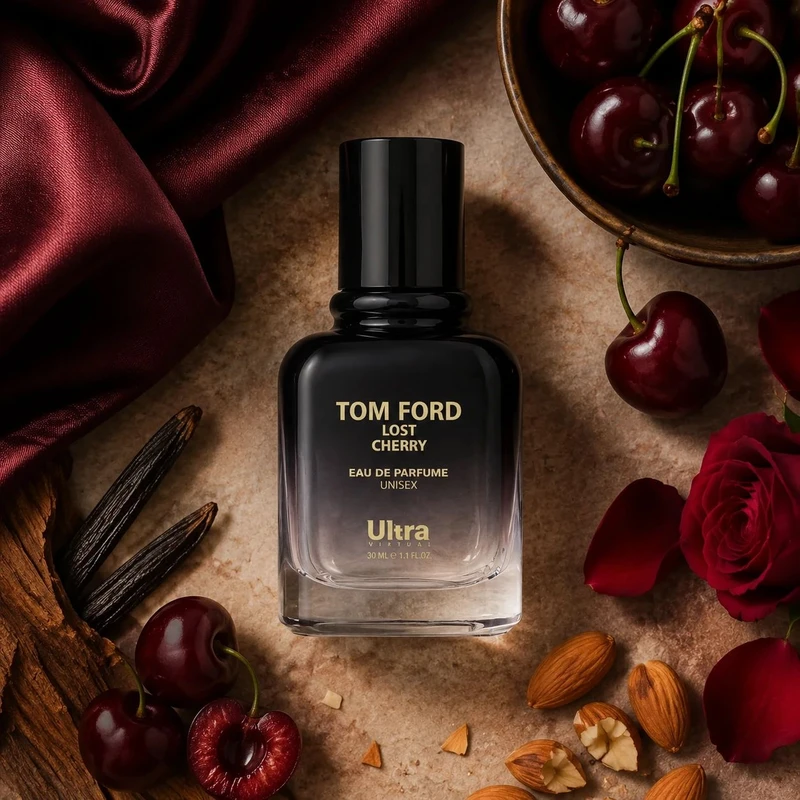 عطر جیبی اولترا ویرچوآل مدل Tom Ford Lost Cherry با رایحه گرم و شیرین حجم 30 میلیلیتر - تصویر 4