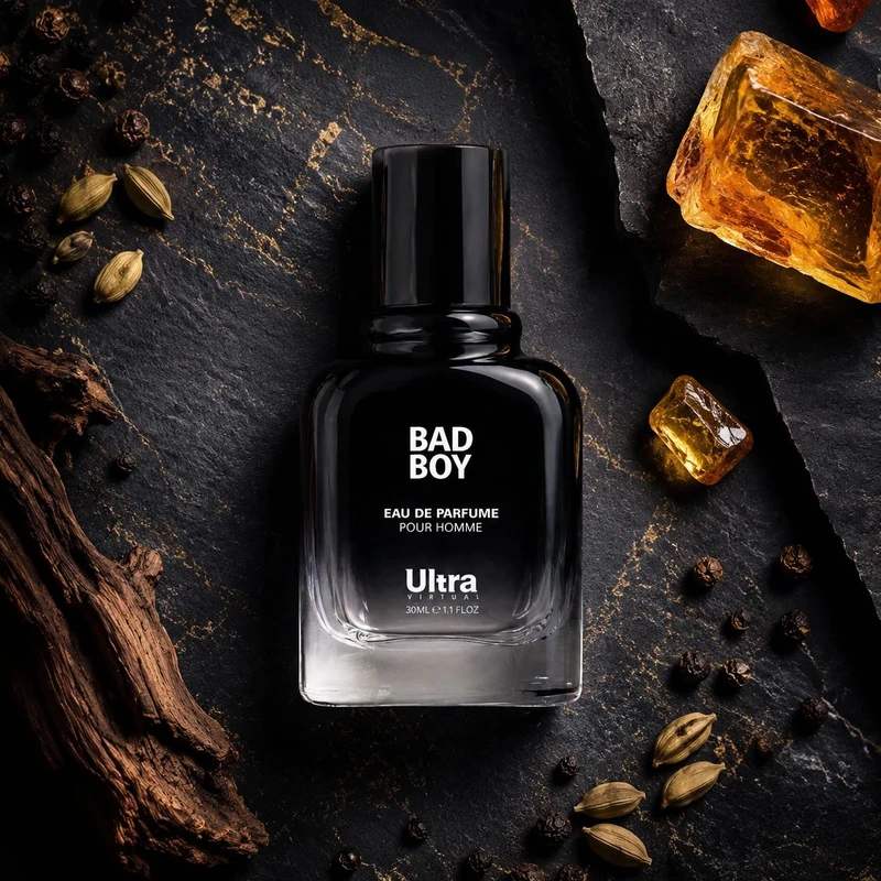 عطر جیبی مردانه اولترا ویرچوآل مدل Bad Boy با رایحه تلخ حجم 30 میلی‌لیتر - تصویر 3