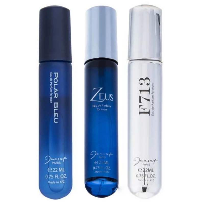 عطر جیبی مردانه ژک ساف مدل zfp حجم 22 میلی لیتر مجموعه 3 عددی - تصویر 2